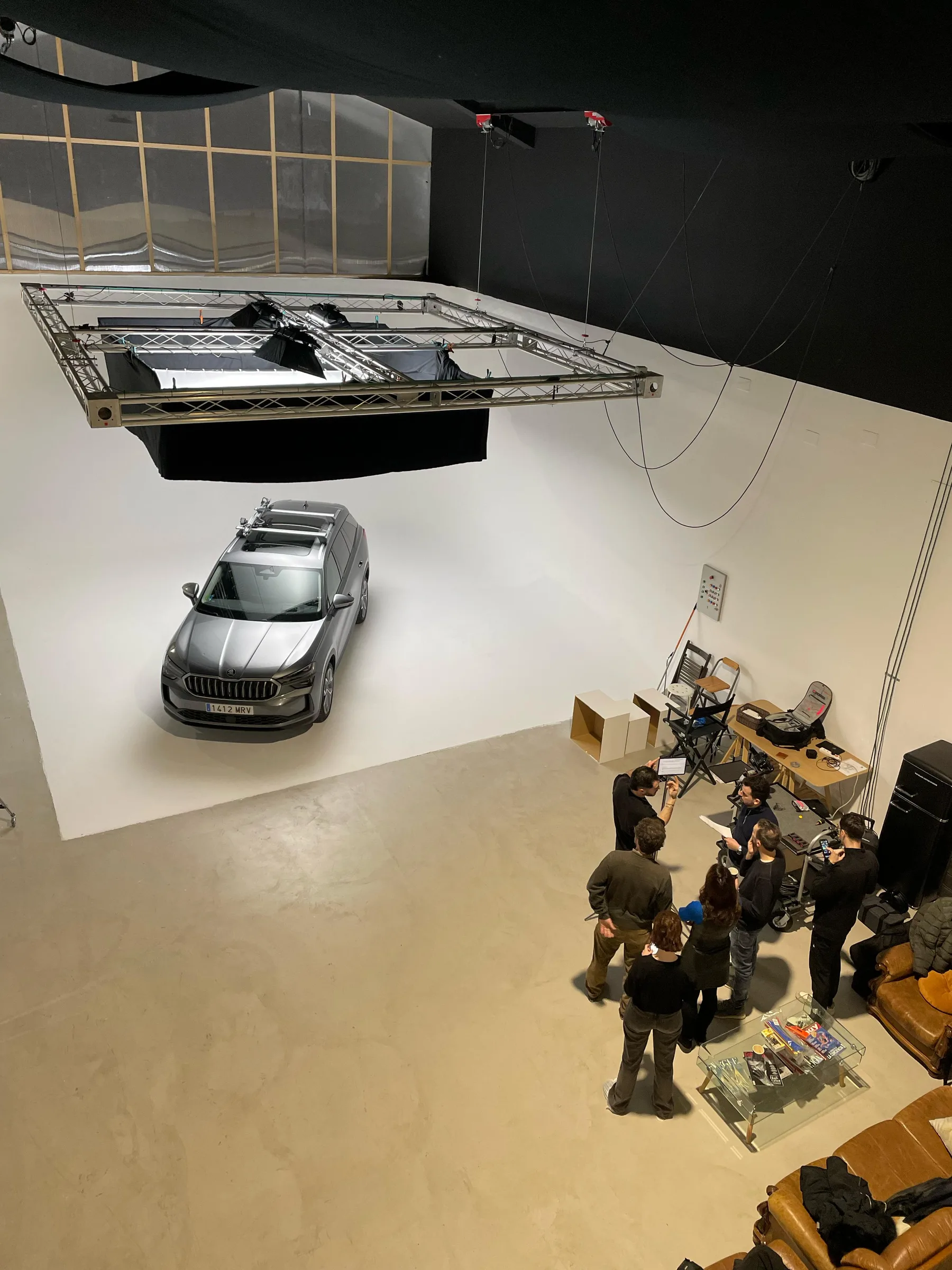 Branded content production — studio hire Madrid